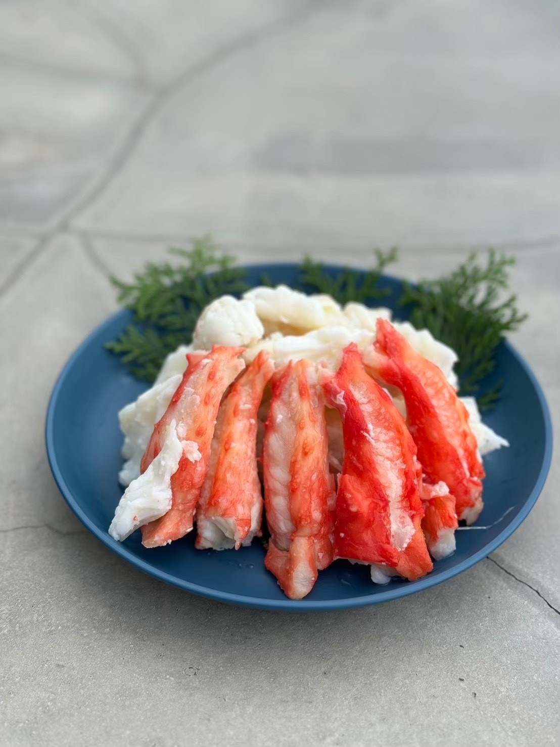本タラバポーション 杉葉添え